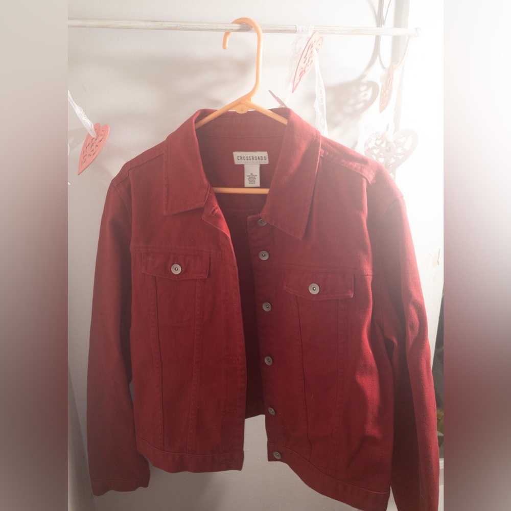 Crossroads vintage cotton casual jacket